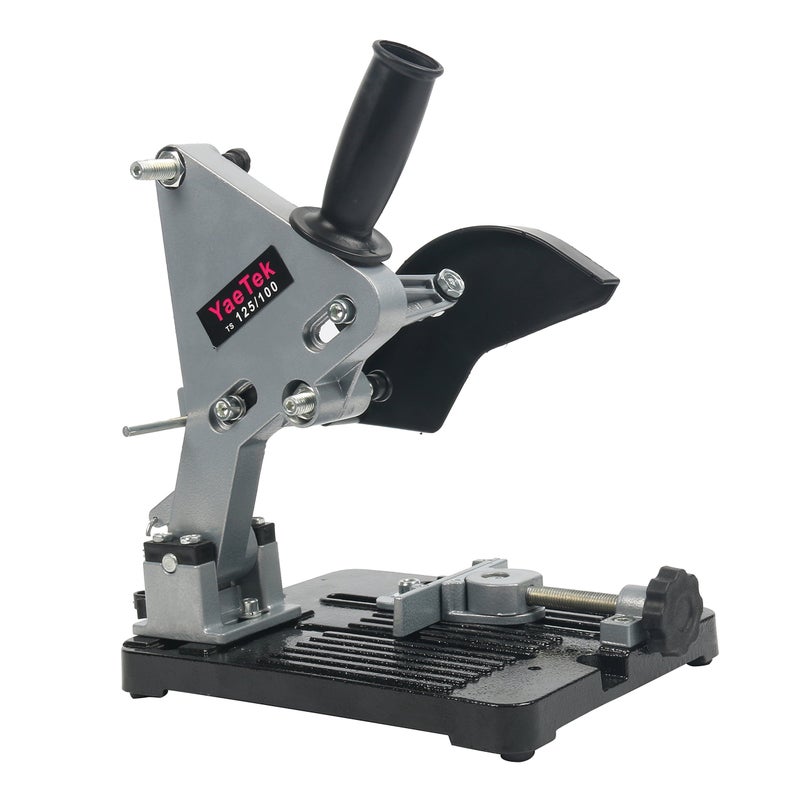 YaeTek Angle Grinder Stand Grinder Holder Cutter Support Cast Iron base 100mm 125mm (4in-5in.) - Image 1